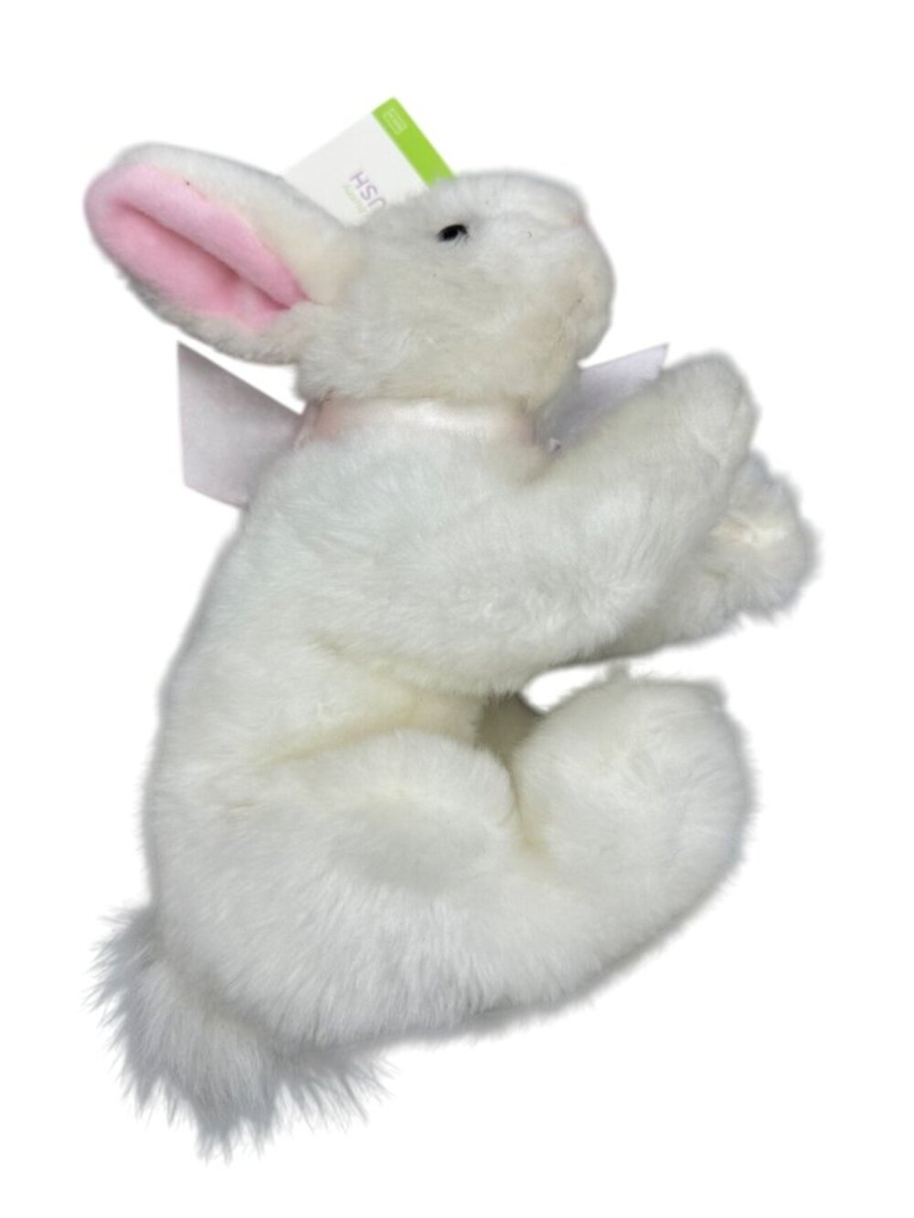 Minky Bunny Plush Stuffed Toy For Ages 0+ Pink Ears Satin Target Corporation